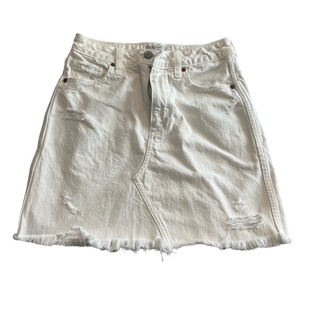 white Abercrombie & Fitch skirt